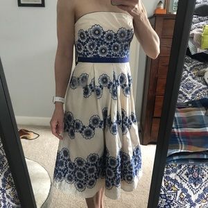 Embroidered Anthropologie dress